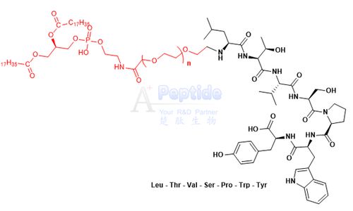 dspe peg ltvspwy 二硬脂酰基磷脂酰乙醇胺 聚乙二醇 腫瘤靶向蛋白